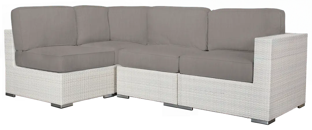 Biscayne Gray 4-piece Modular Sectional Biscayne Gray 4-piece Modular Sectional