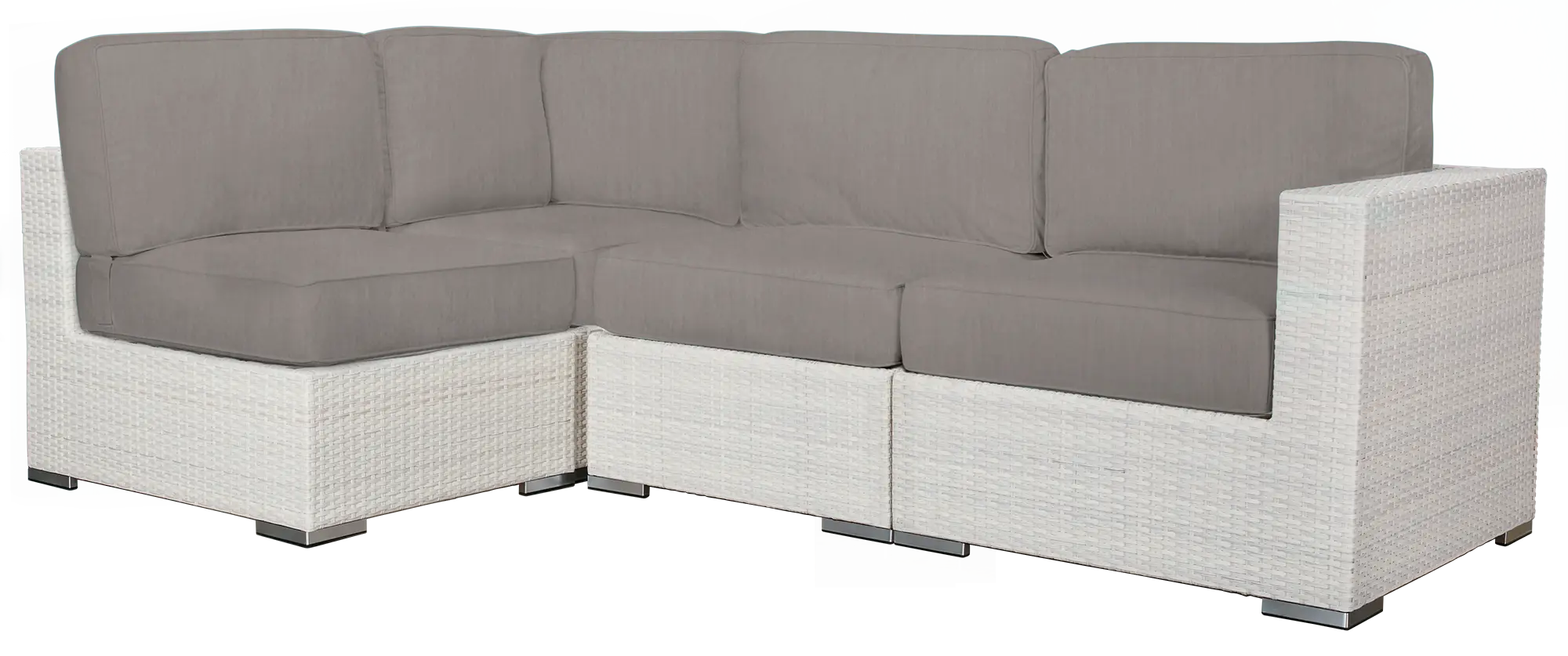 Biscayne Gray 4-piece Modular Sectional Biscayne Gray 4-piece Modular Sectional