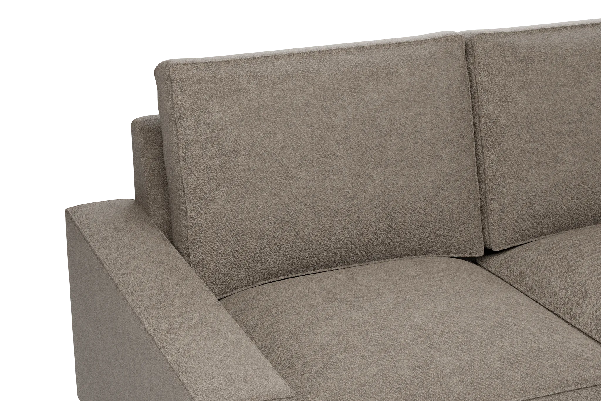 Edgewater Elite Brown Small Two-arm Sectional