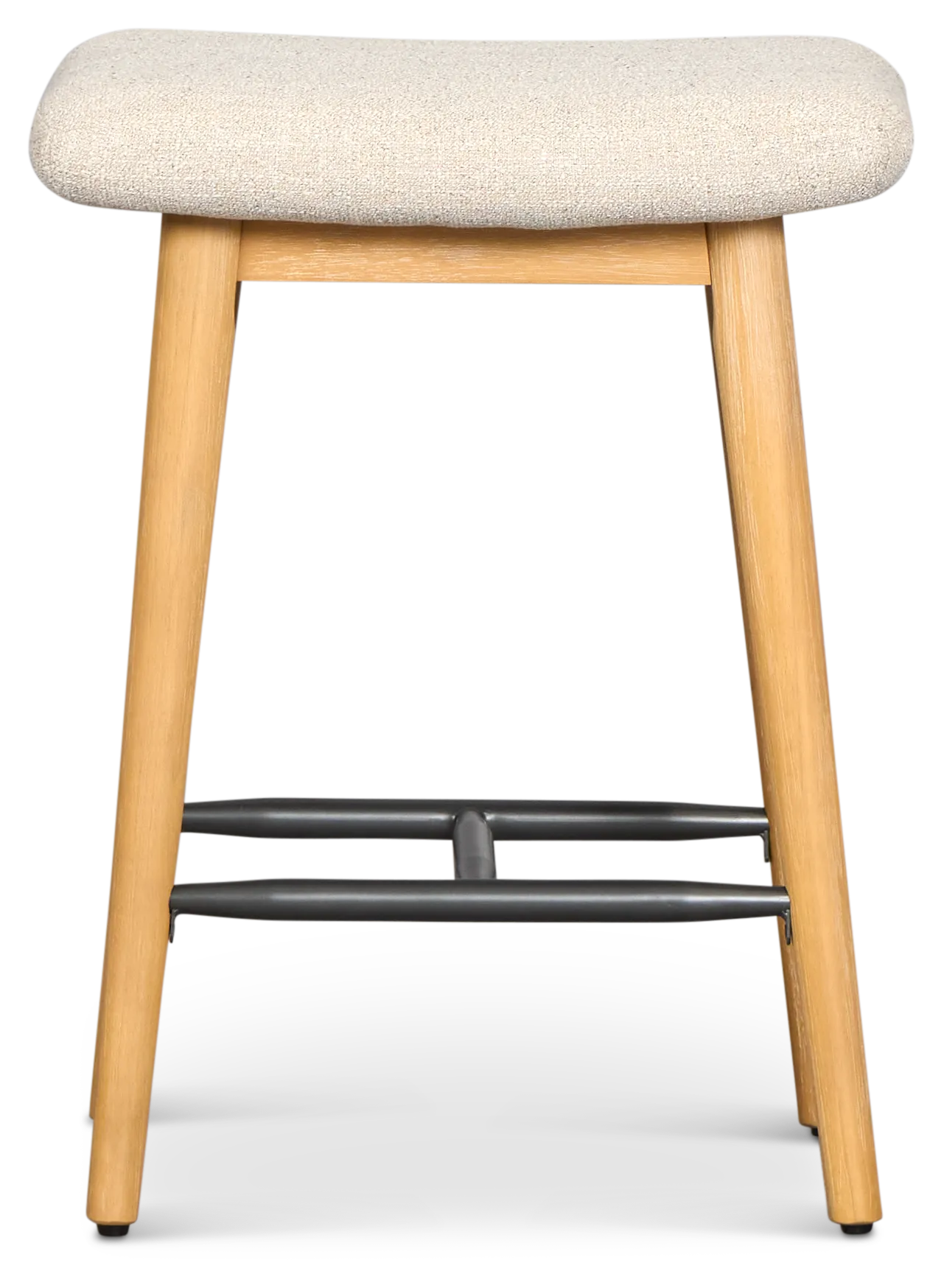 Arlo Light Beige 24" Upholstered Barstool