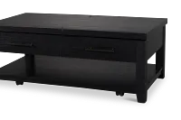 Alden Black Rect Lift Coffee Table