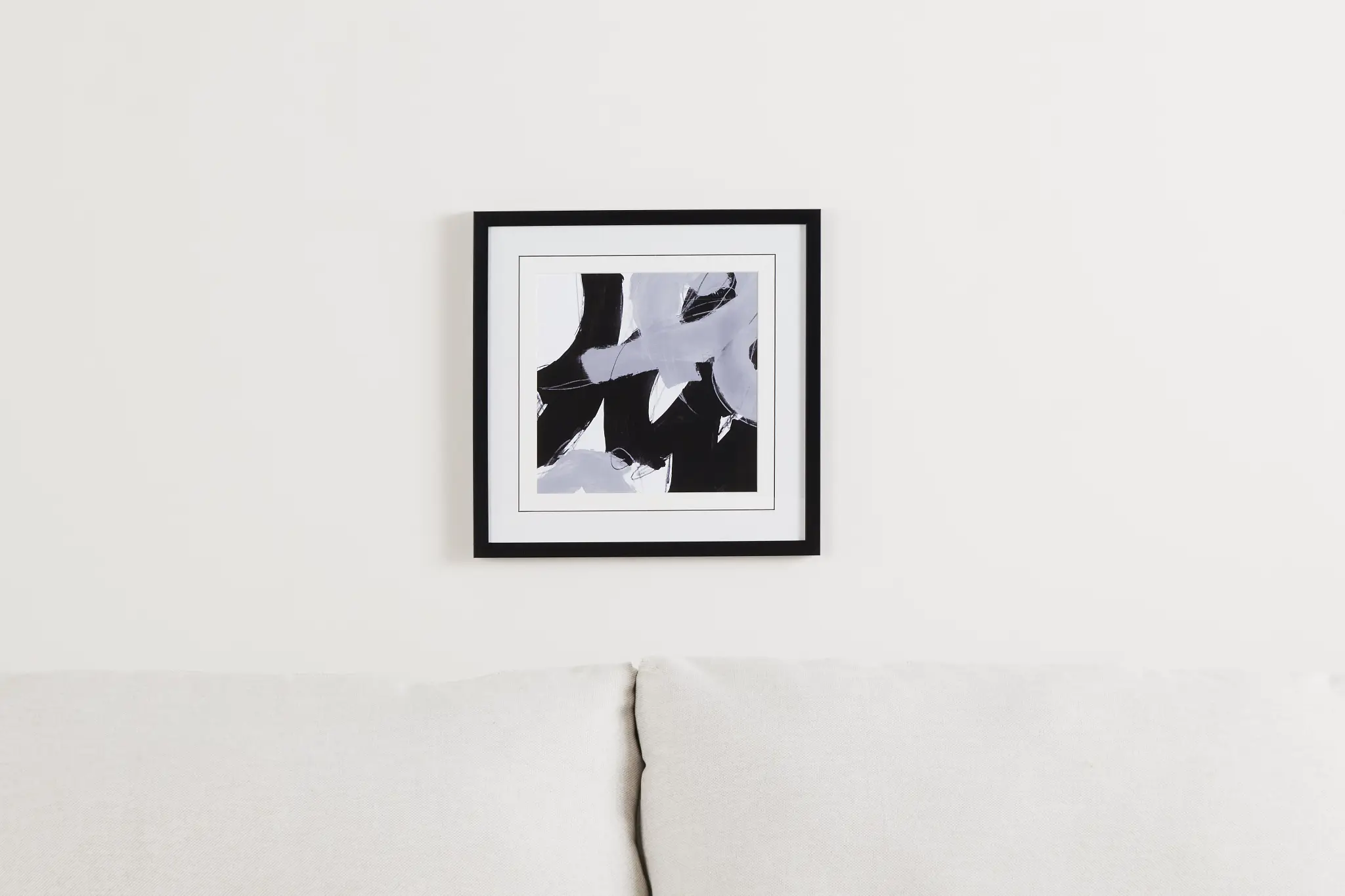 Swoosh Black Framed Wall Art Swoosh Black Framed Wall Art