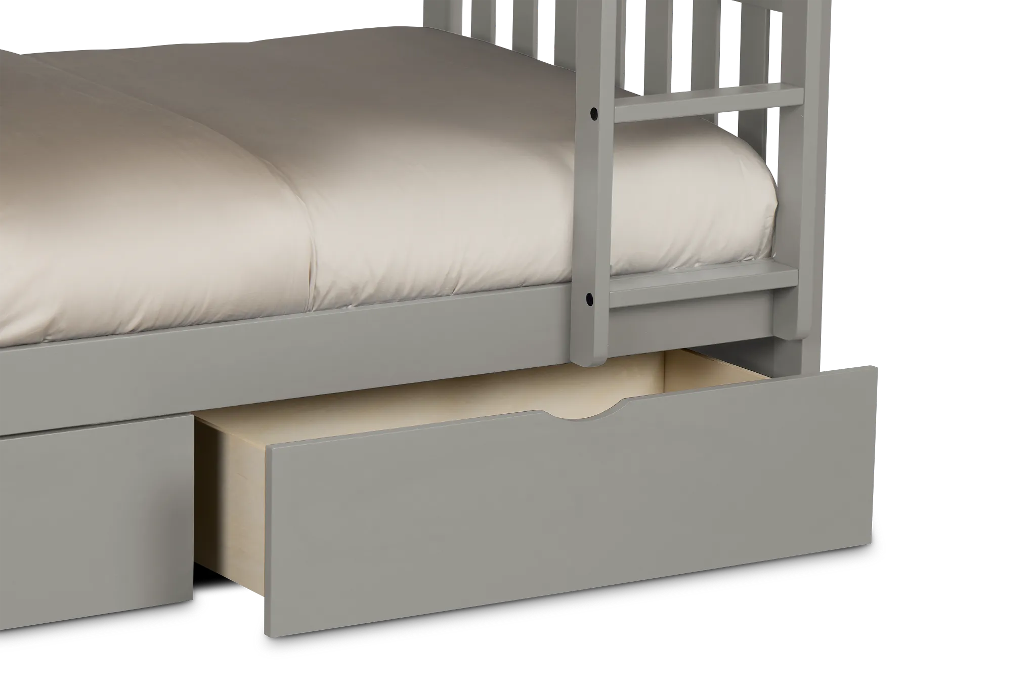 Charleston Gray Storage Bunk Bed