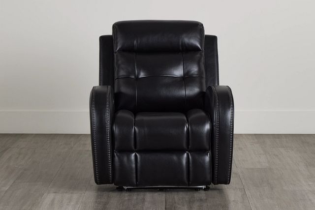 Omega Black Micro Power Recliner