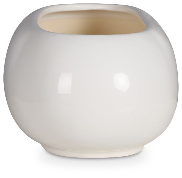 Sonni White Vase