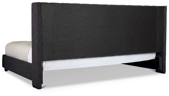 Chatham Dark Gray Uph Panel Storage Bed