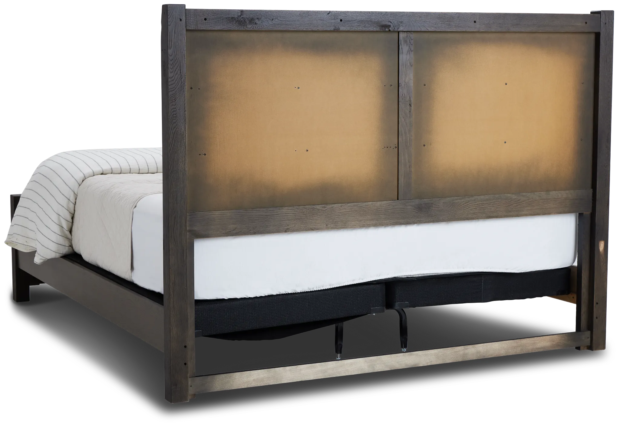 Salt Lake Dark Tone Panel Bed
