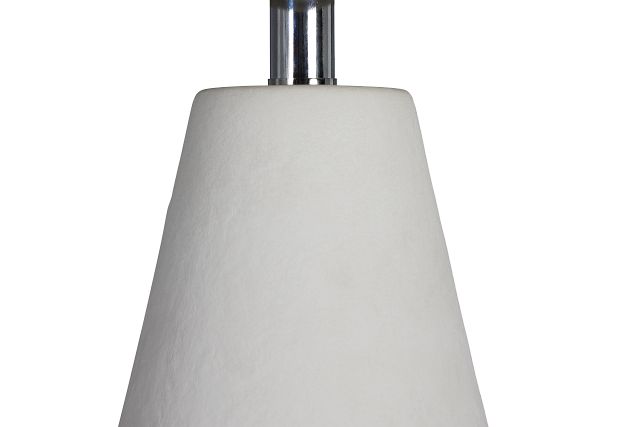 Milani White Ceramic Table Lamp