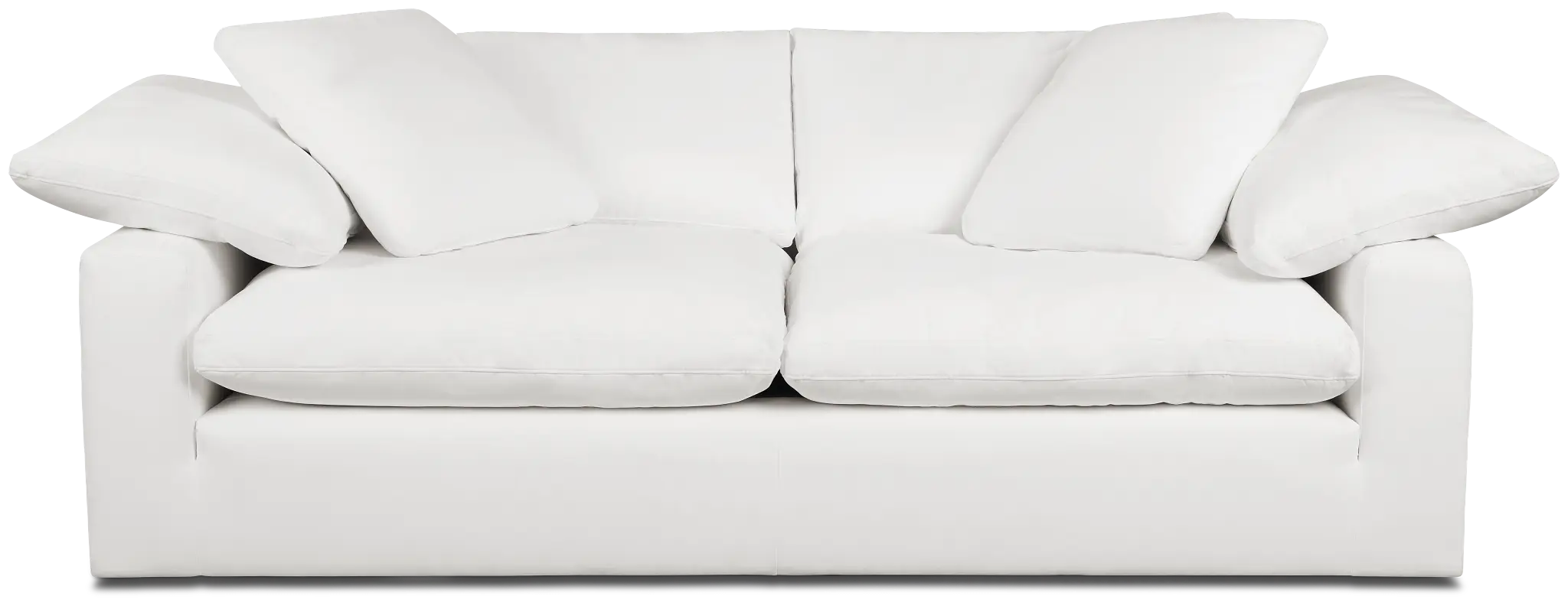 Nixon White Fabric Sofa Nixon White Fabric Sofa