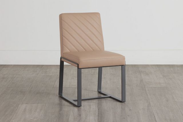 Harlem Taupe Upholstered Side Chair