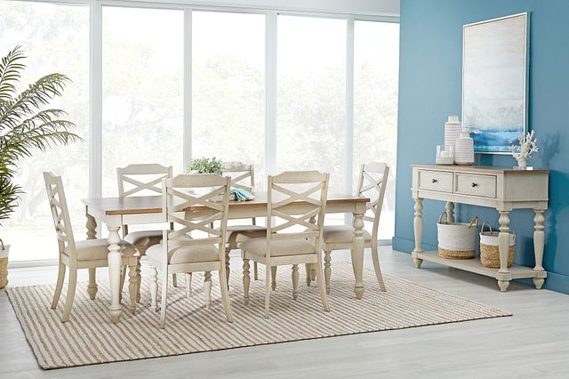 Lexington Two-tone Rect Dining Room