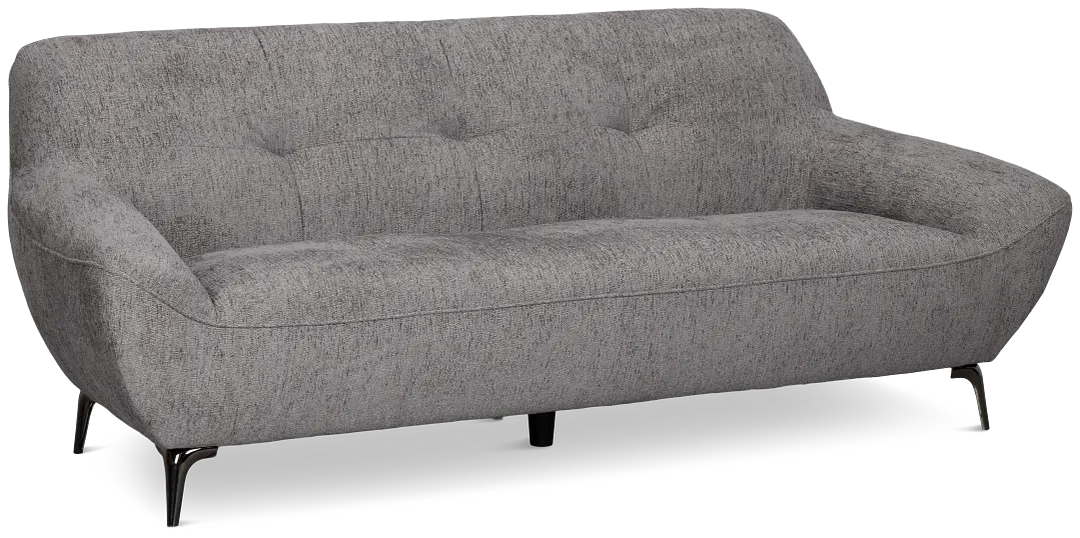 Zoey Dark Gray Fabric Sofa