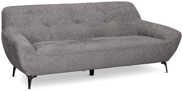 Zoey Dark Gray Fabric Sofa