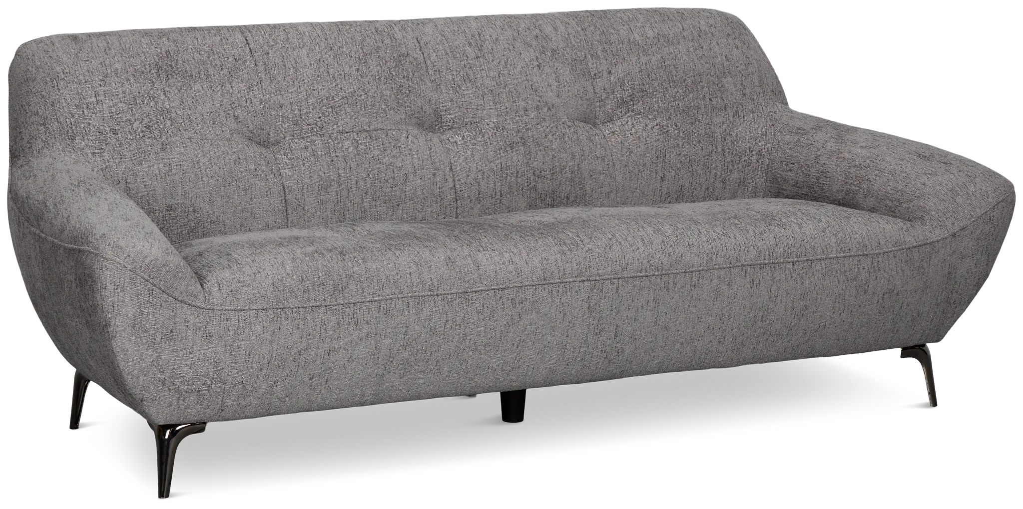 Zoey Dark Gray Fabric Sofa