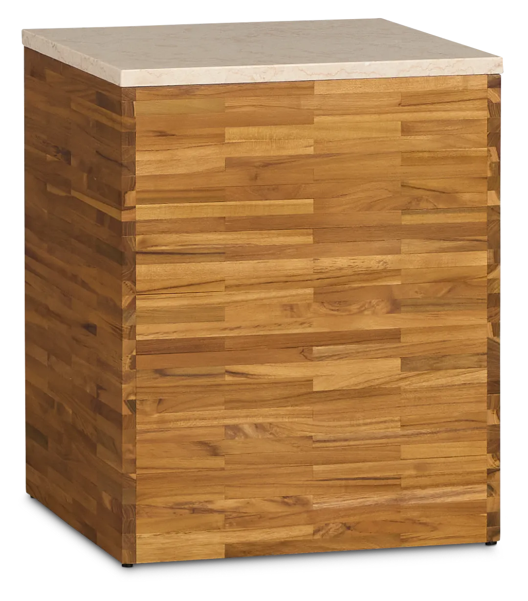 Haven Mid Tone Square End Table