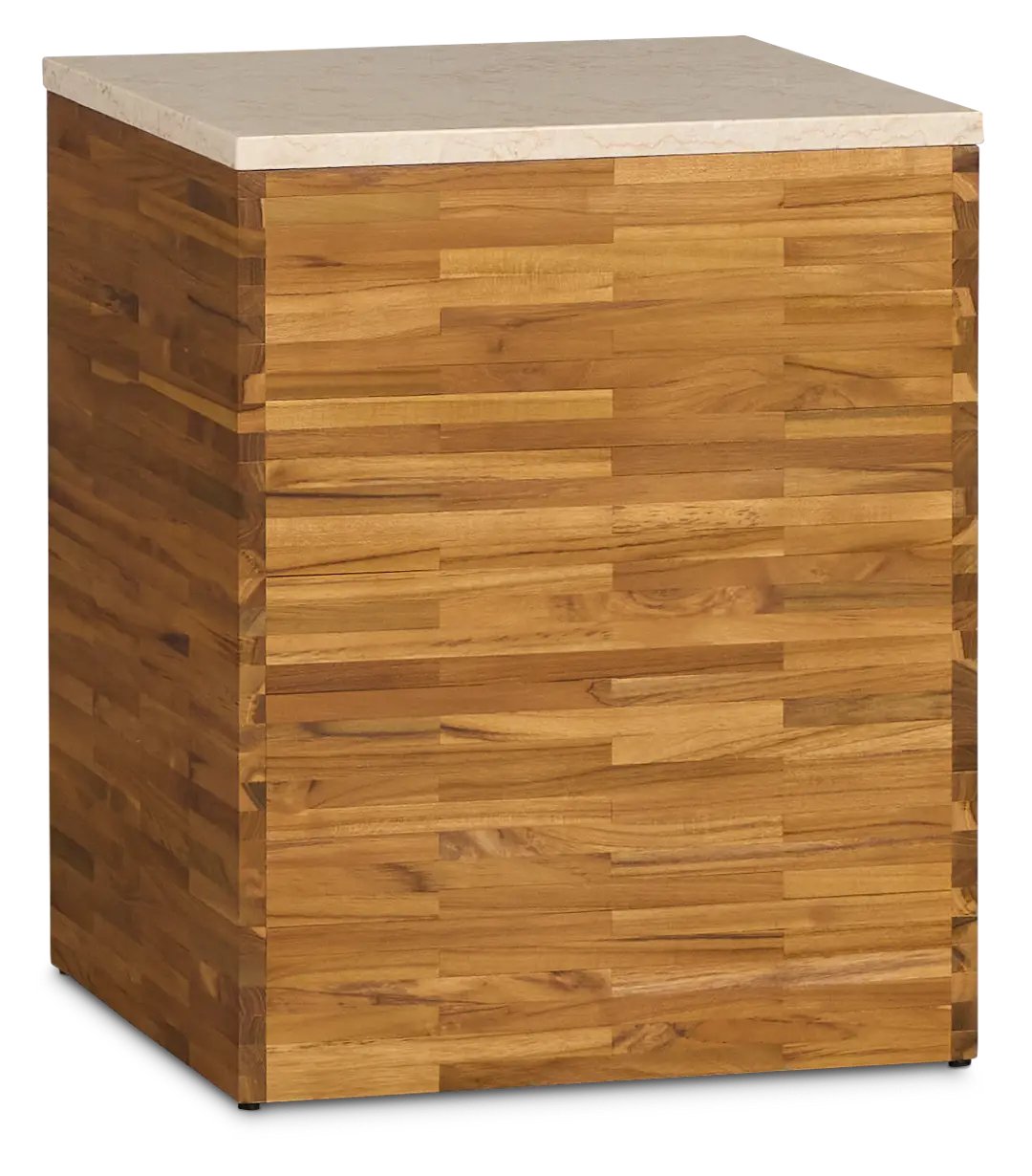 Haven Mid Tone Square End Table Haven Mid Tone Square End Table
