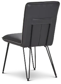 Demi Dark Gray Upholstered Side Chair