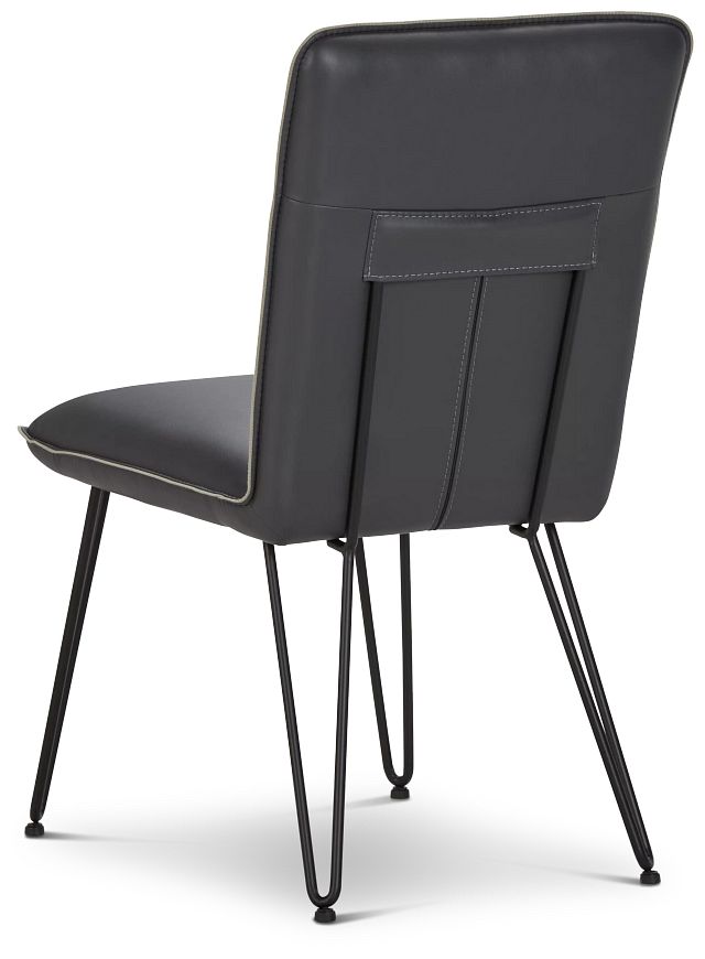 Demi Dark Gray Upholstered Side Chair