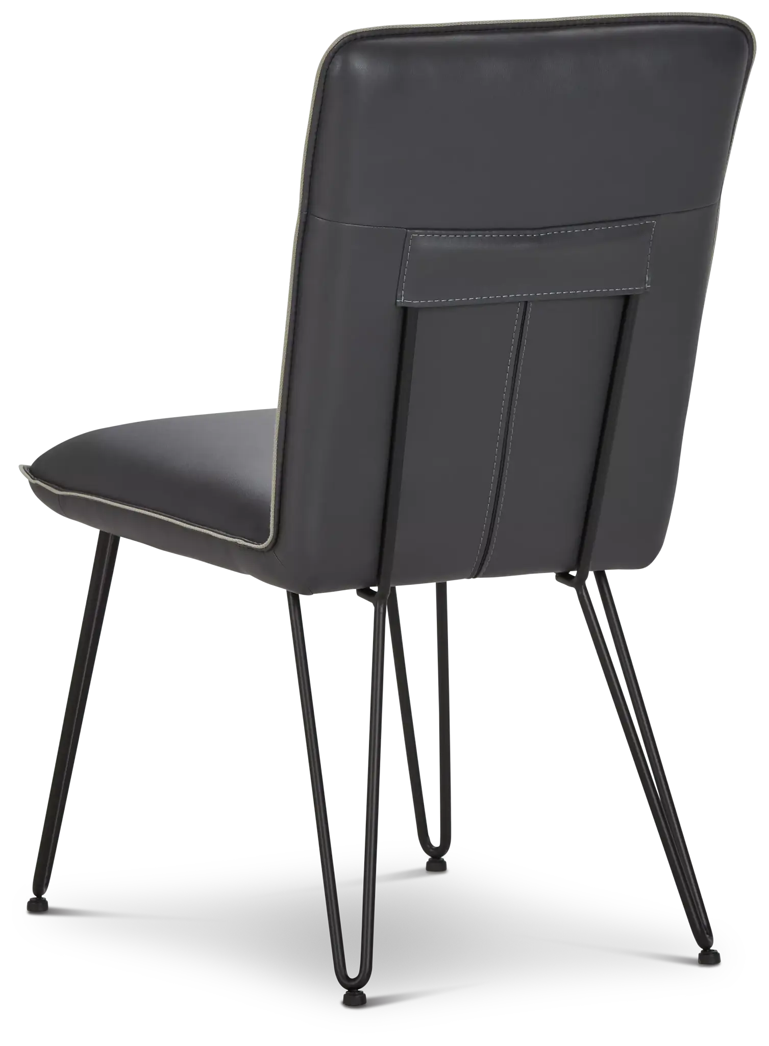 Demi Dark Gray Upholstered Side Chair Demi Dark Gray Upholstered Side Chair