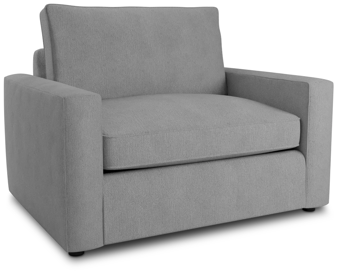Siesta Revenue White Fabric Cooling Memory Foam Sleeper