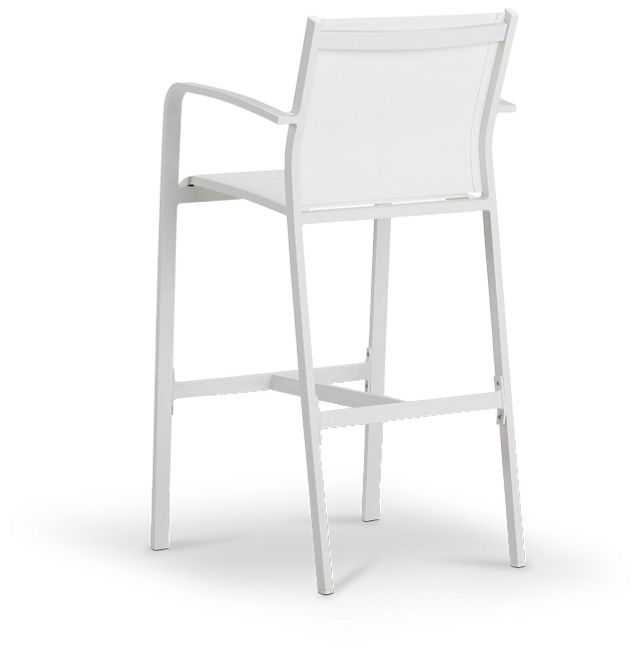 Lisbon White 30" Barstool