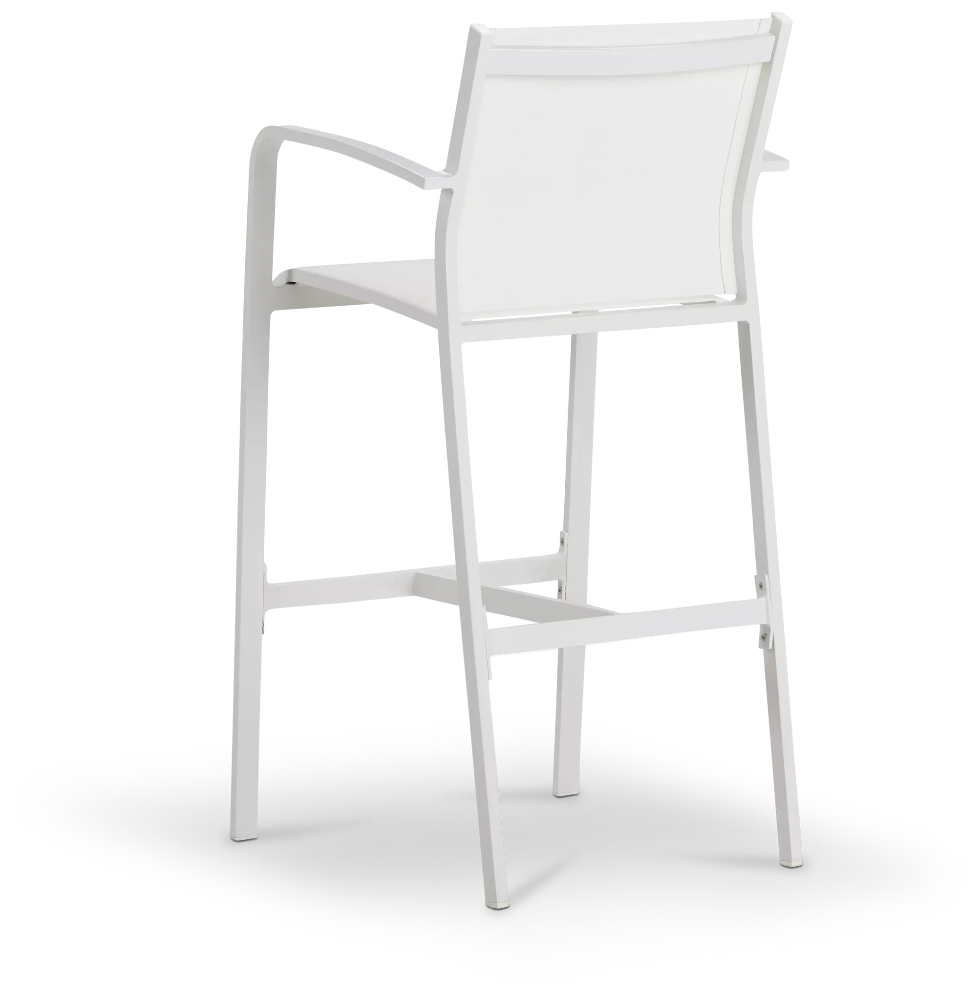 Lisbon White 30" Barstool