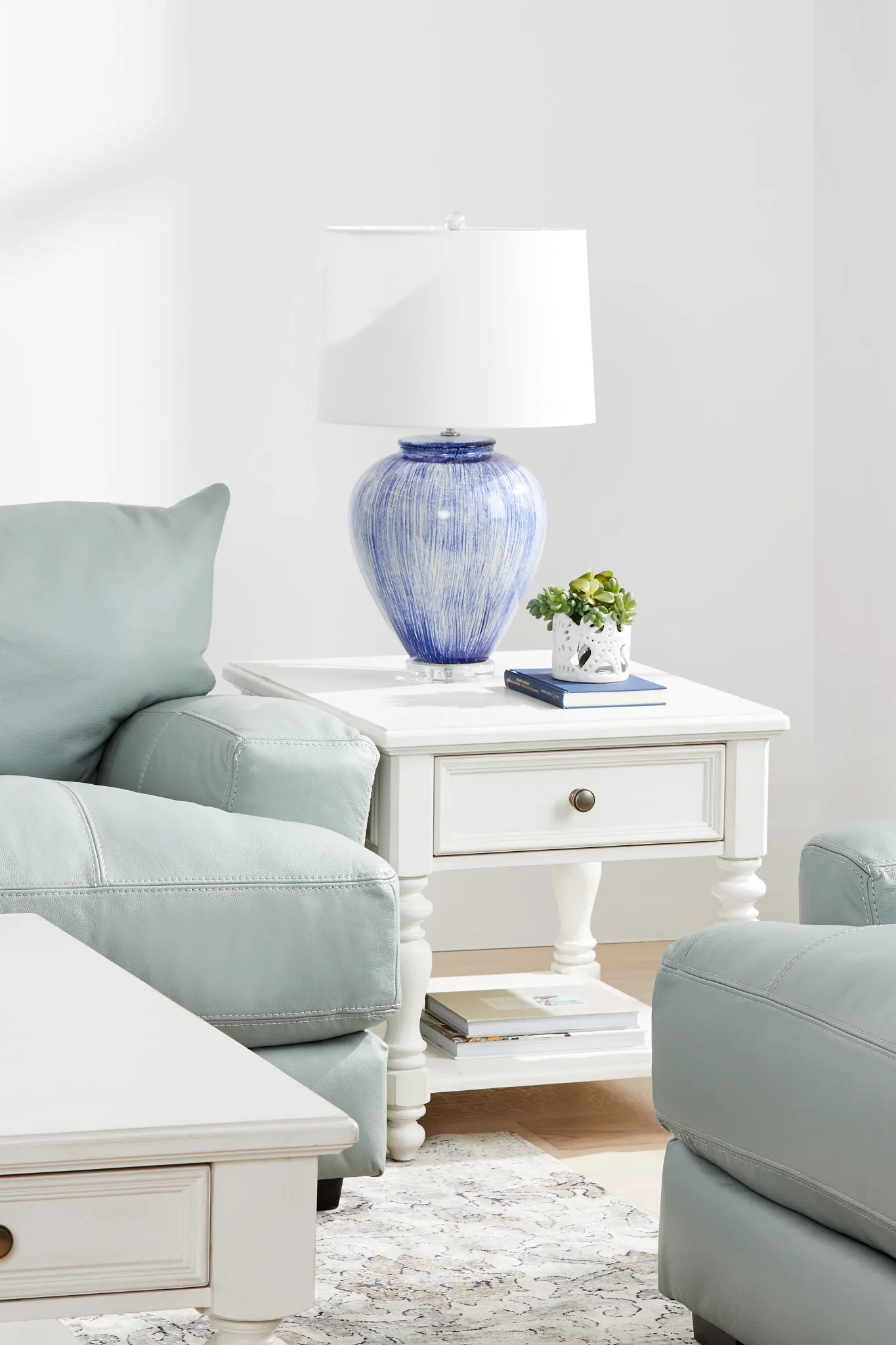 Savannah Ivory End Table