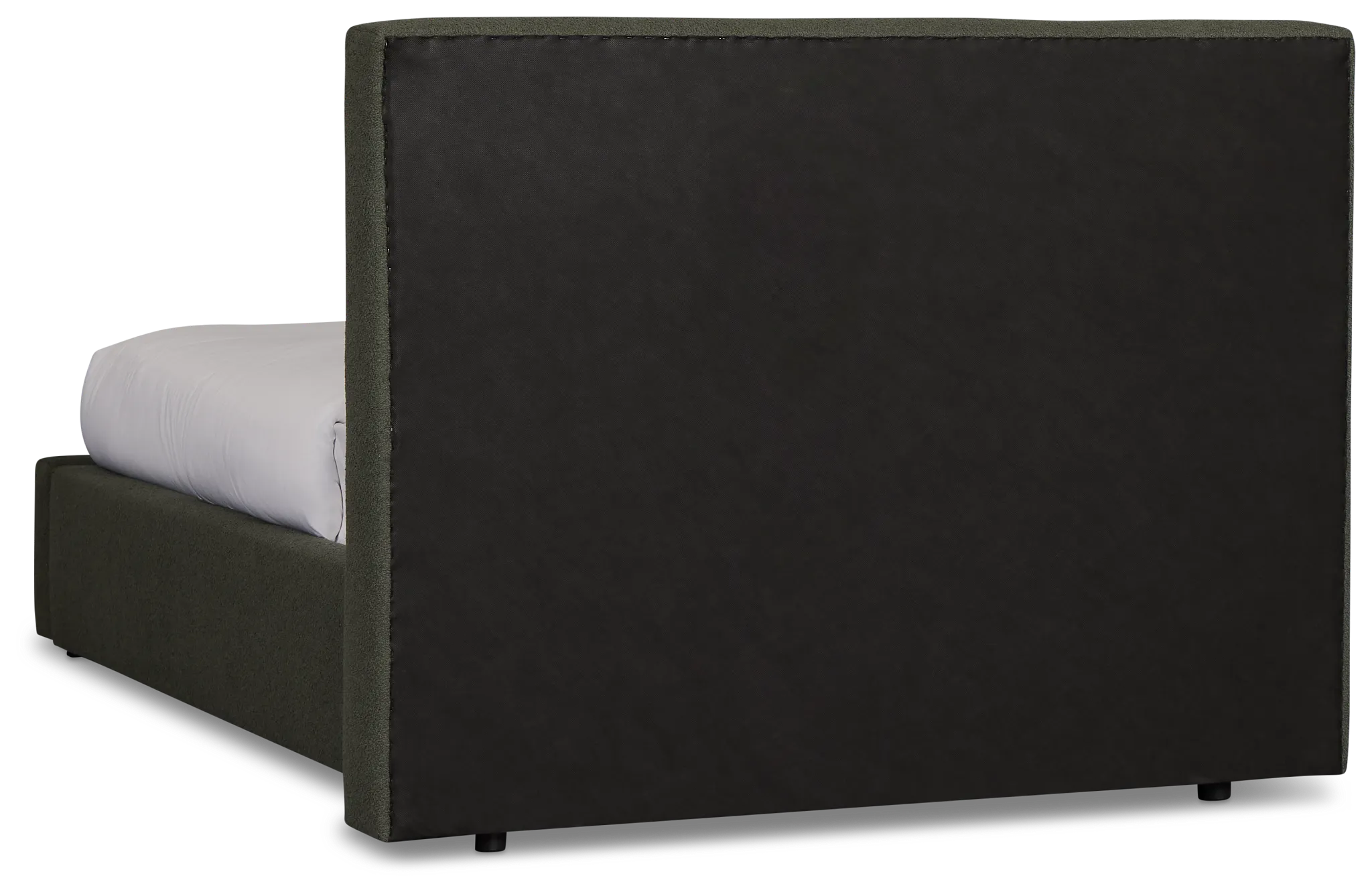 Grayton Sutton Green 44" Upholstered Platform Bed