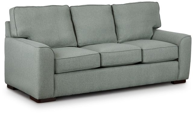 Austin Green Fabric Sofa