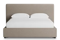 Grayton Elite Brown 44" Upholstered Platform Bed