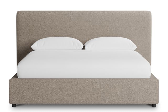 Grayton Elite Brown 44" Upholstered Platform Bed