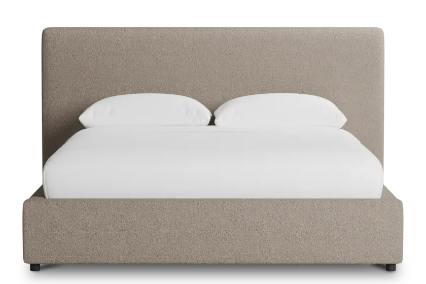 Grayton Elite Brown 44" Upholstered Platform Bed Grayton Elite Brown 44" Upholstered Platform Bed