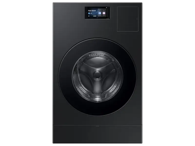 Samsung Bespoke Series Black Electric Washer/dryer Combo Samsung Bespoke Series Black Electric Washer/dryer Combo