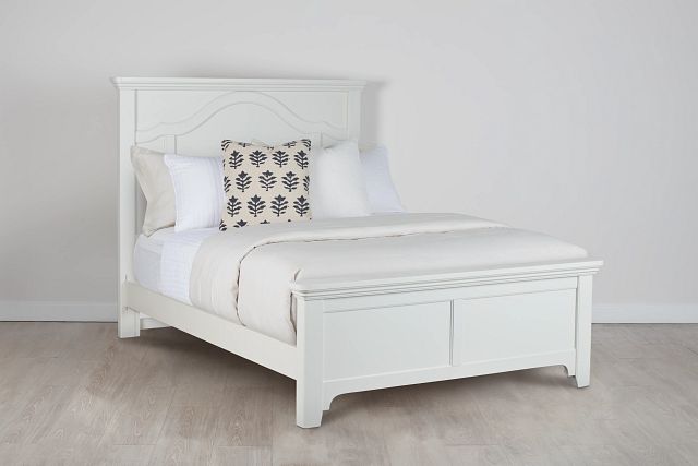 Bungalow Ivory Panel Bed