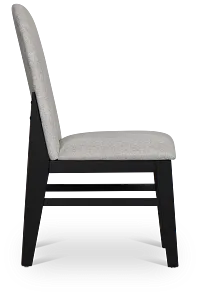 Palisades Black Upholstered Side Chair