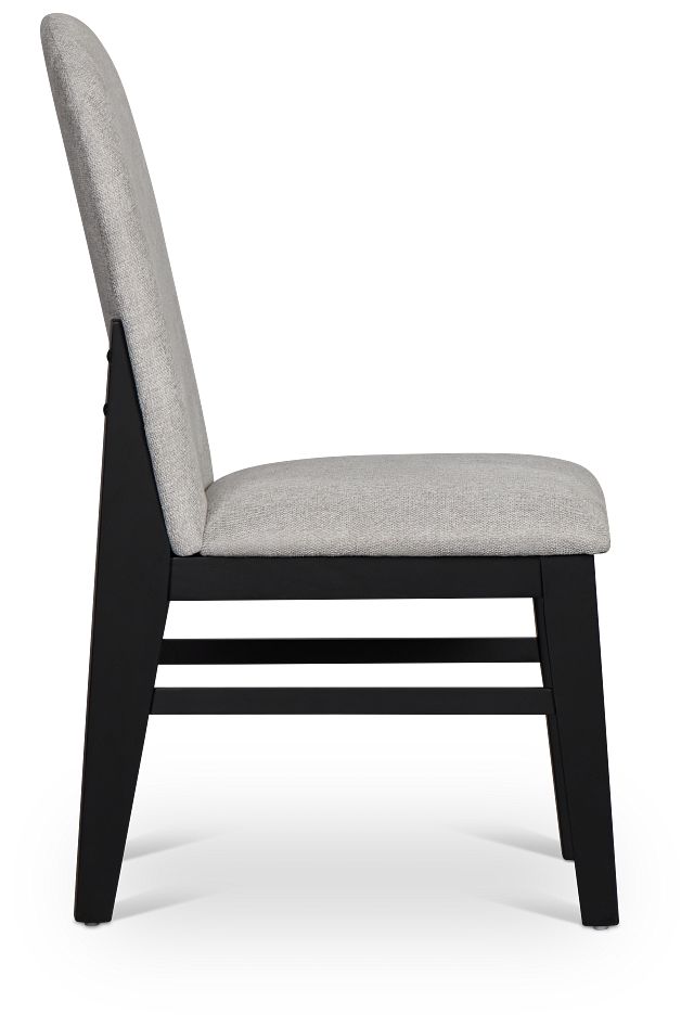 Palisades Black Upholstered Side Chair