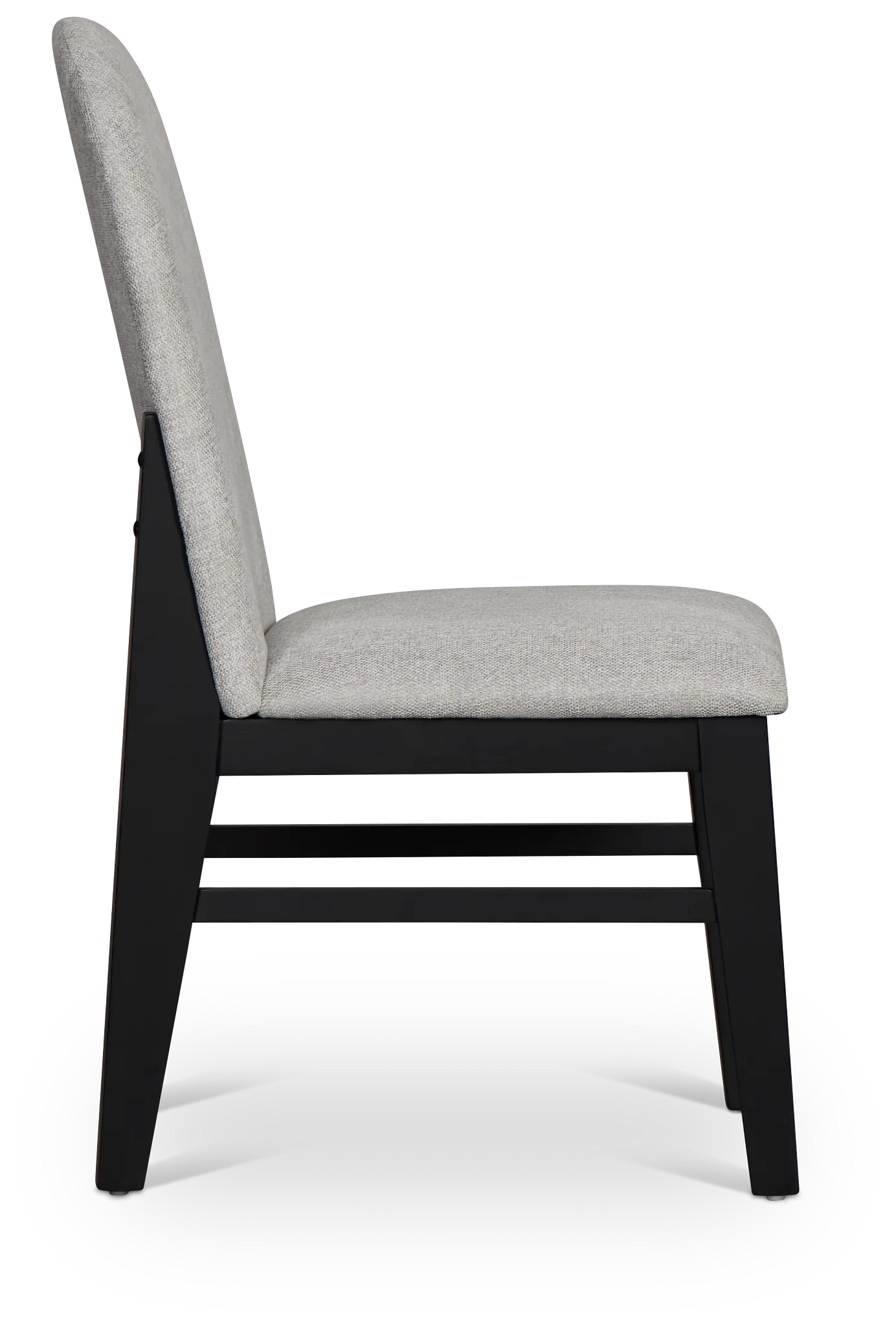 Palisades Black Upholstered Side Chair