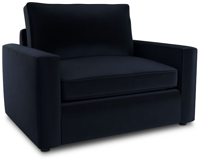 Siesta Joya Dark Blue Fabric Memory Foam Sleeper