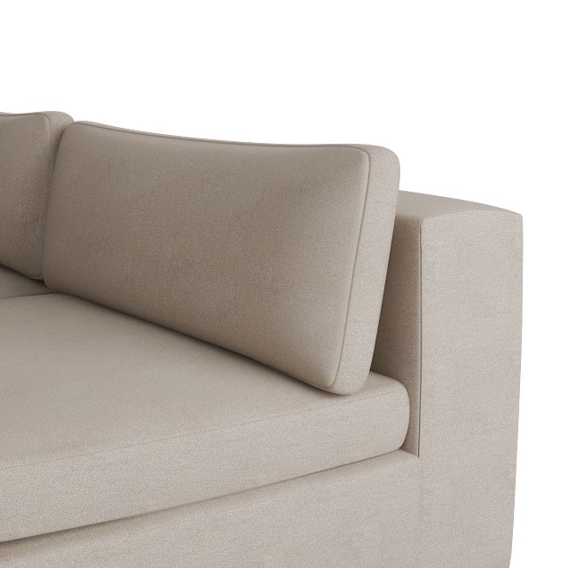 Destin Sutton Beige Fabric 6-piece Pit Sectional