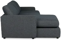 Noah Dark Gray Fabric Small Left Chaise Sectional