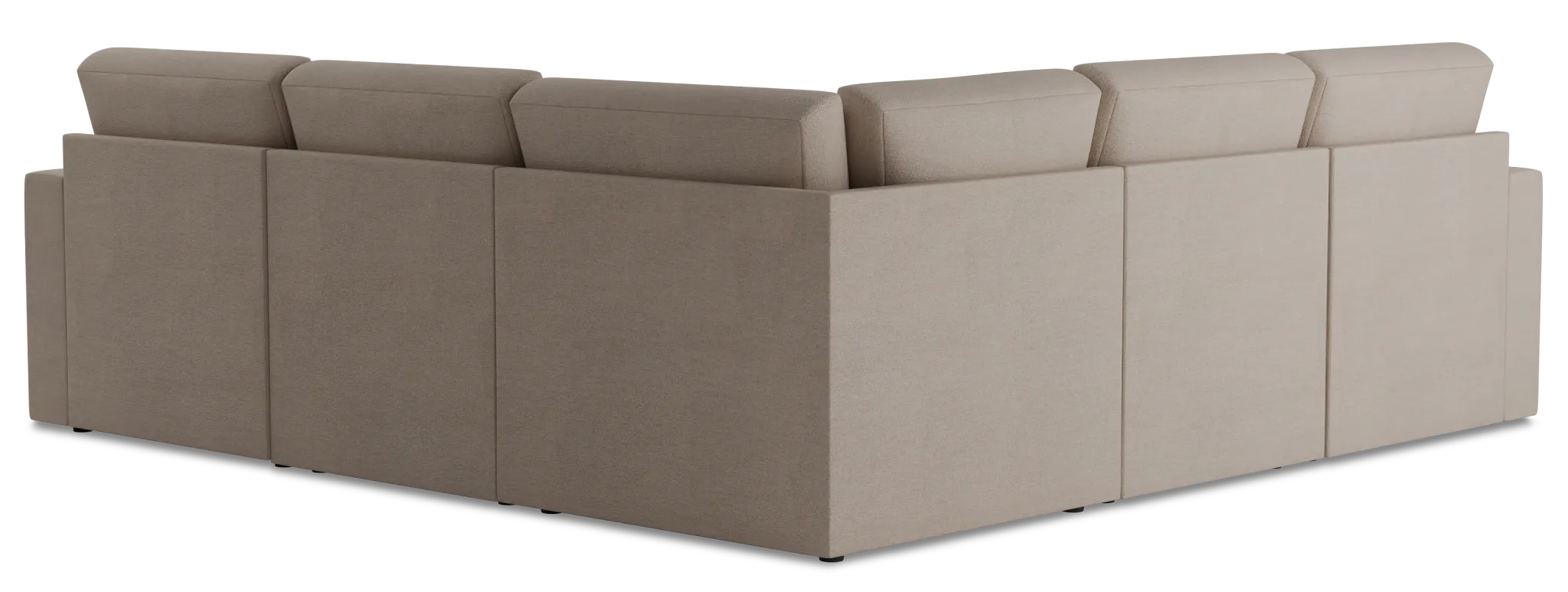 Citymod Beige Fabric Small Two-arm Sectional