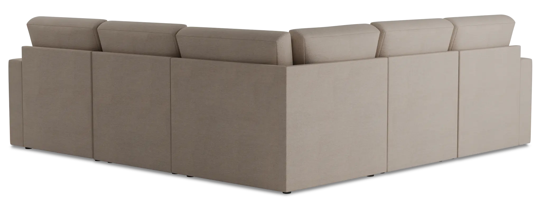 Citymod Beige Fabric Small Two-arm Sectional Citymod Beige Fabric Small Two-arm Sectional