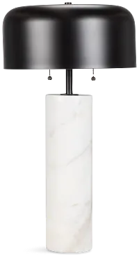 Bova Black Metal Table Lamp