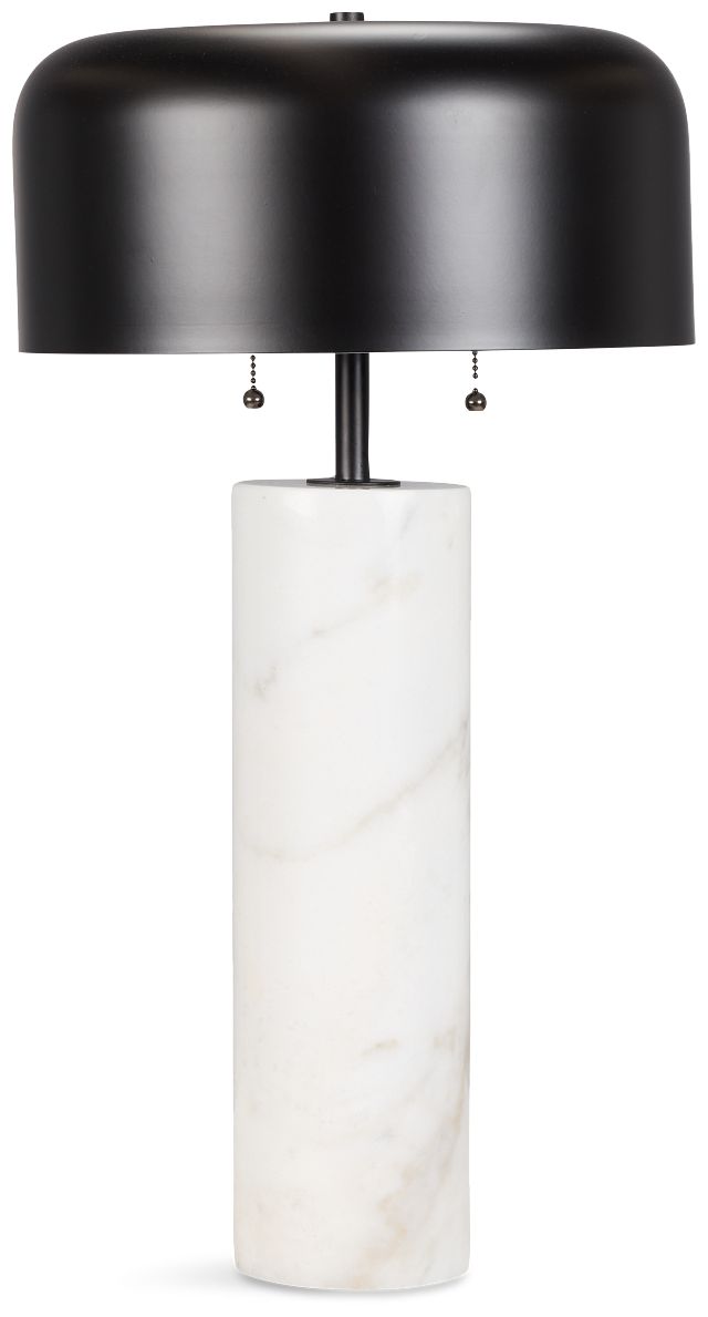 Bova Black Metal Table Lamp