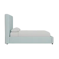 Grayton Elite Light Blue 54" Upholstered Platform Bed