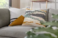 Luxe Blue 20" Accent Pillow