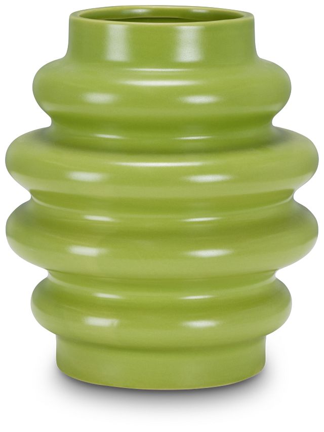 Flynn Green Small Vase