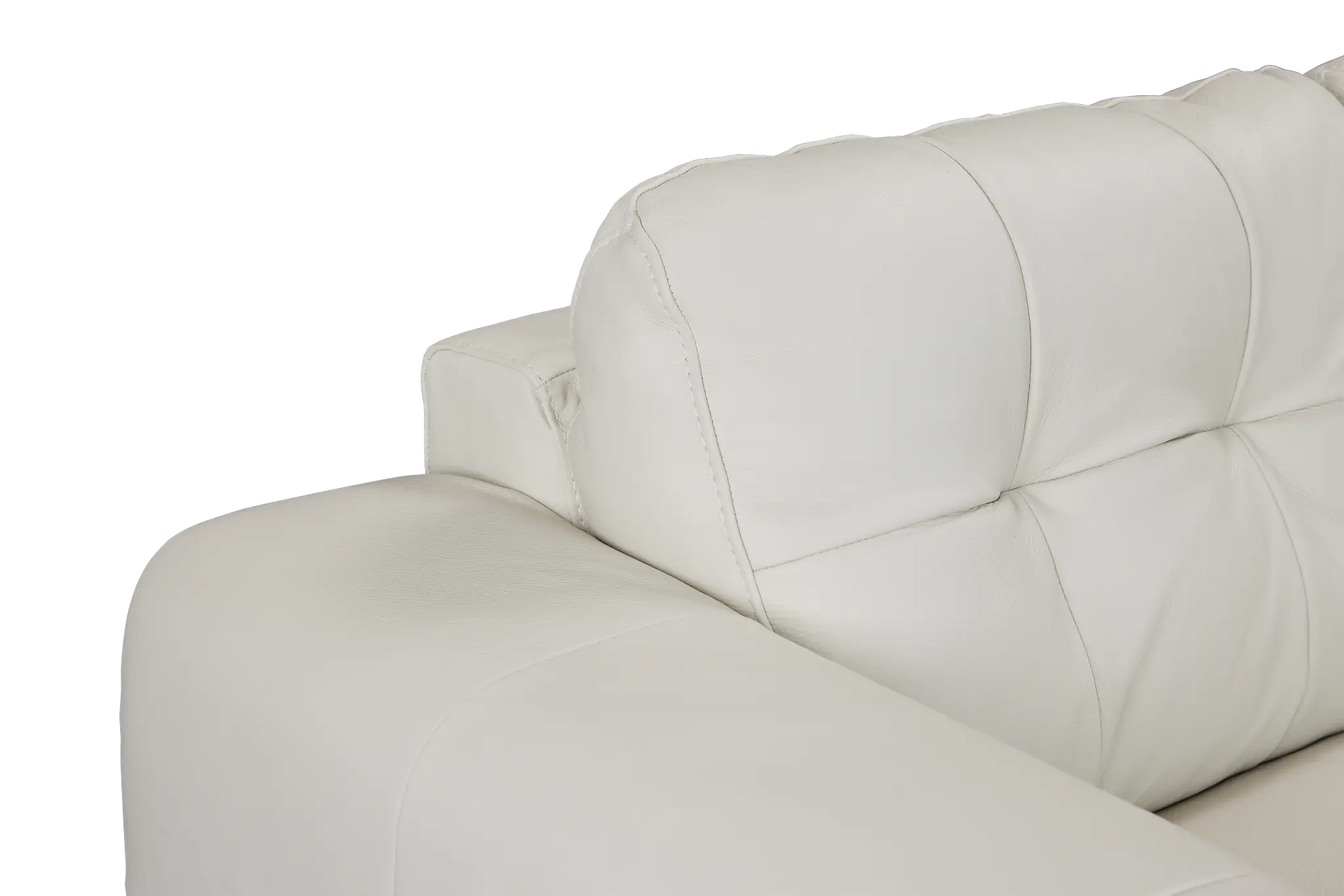 Rowan Light Beige Leather Large Two-arm Sectional Rowan Light Beige Leather Large Two-arm Sectional