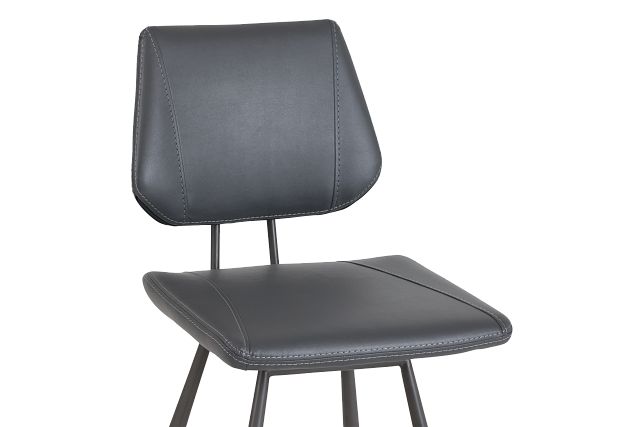 Gunnar Dark Gray 24" Upholstered Barstool