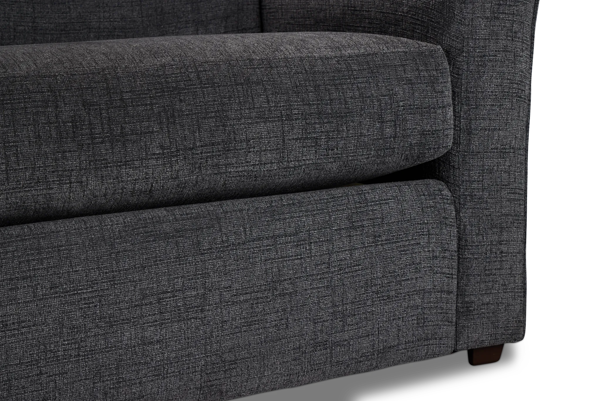 Maxie Dark Gray Micro Sofa